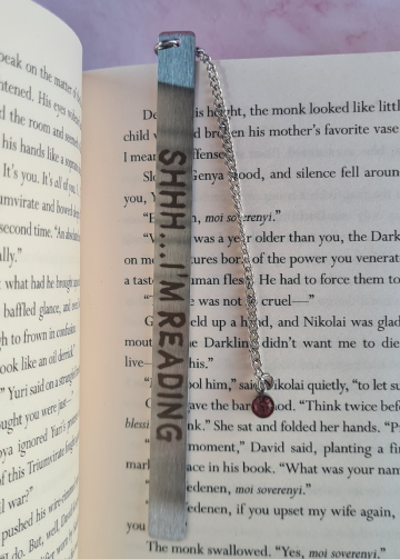 Boekenlegger - “Shhh... I’m Reading”  – Cadeau voor Boekenliefhebbers