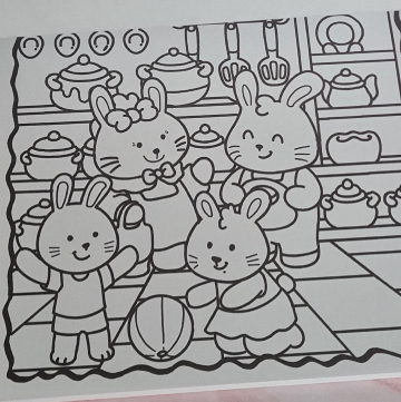 Happy Friends Kleurbook (Roze)