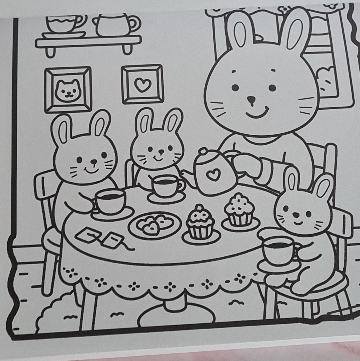 Happy Friends Kleurbook (Roze)