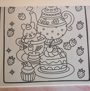 Sweet Friends Kleurbook (toetjes)